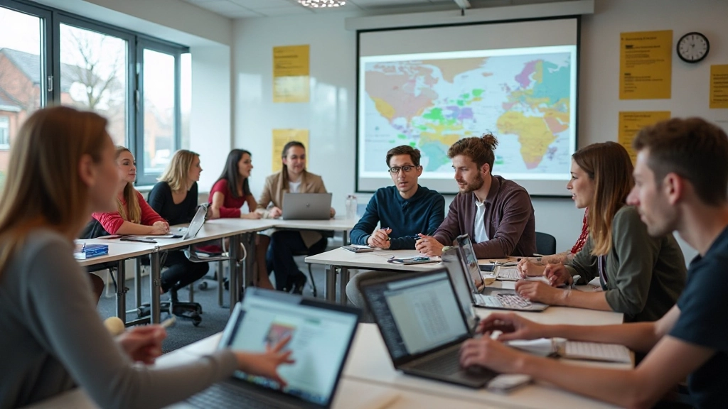 Interactieve leeromgeving met moderne technologie