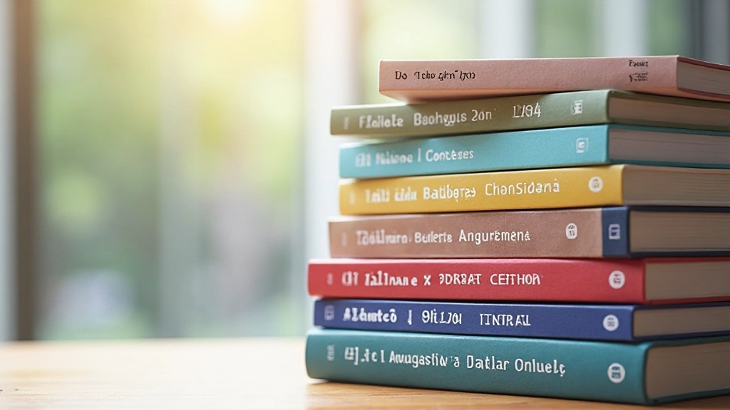 Stapel Nederlands leerboeken gerangschikt van beginner tot geavanceerd niveau